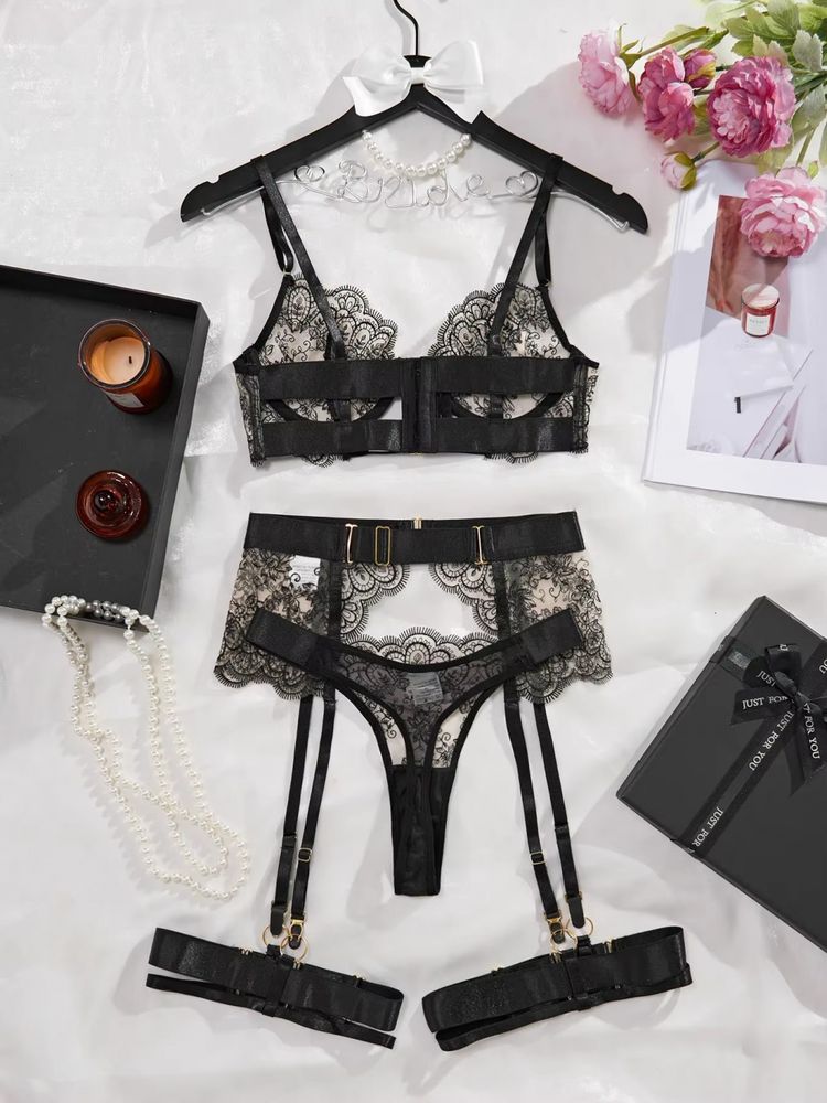 Lingerie Black Desire - Mistério e Sedução - FRETE GRÁTIS + 50% DE DESCONTO